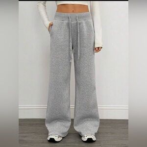 SHEIN Sweatpants (2) Navy Blue & Heather Gray Medium Tall High Waist